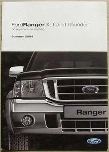 FORD RANGER XLT & THUNDER Pick Up Trucks Sales Brochure July 2004 #FA1464/4 - Picture 1 of 4