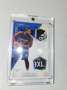 2014-15 Panini National Treasures Game Gear Duals 1/1 Greg Monroe Dual Relic NM - Picture 1 of 10