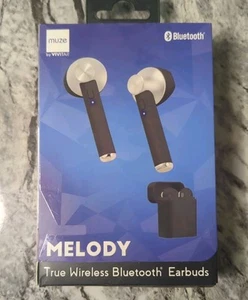 Muze by Vivitar Melody True Wireless Bluetooth Earbuds -Black *Open Box* - Zdjęcie 1 z 8