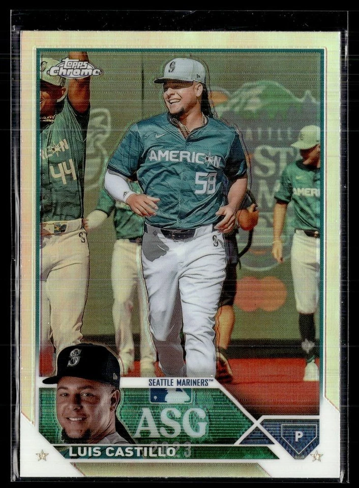 2023 TOPPS CHROME ALL STAR GAME REFRACTOR LUIS CASTILLO MARINERS - Image 1 of 1