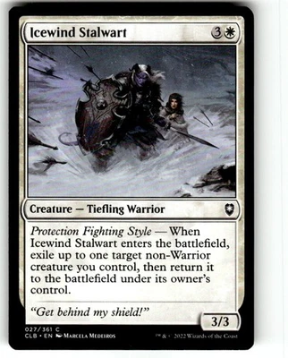 Icewind Stalwart Commander Legends: Battle for Baldur's Gate Regular MTG - Image 1 of 2