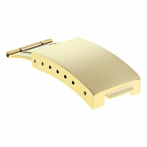 GOLD BRACELET CLASP FOR MENS ROLEX OYSTER JUBILEE WATCH BAND 20MM SHINY POLISH - Picture 1 of 4