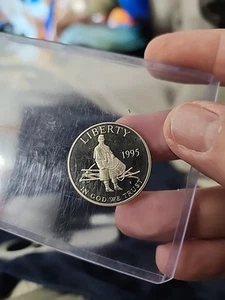 1995 -S CIVIL WAR BATTLEFIELD PROOF Half Dollar US Mint Coin 50C Clad - Picture 1 of 3