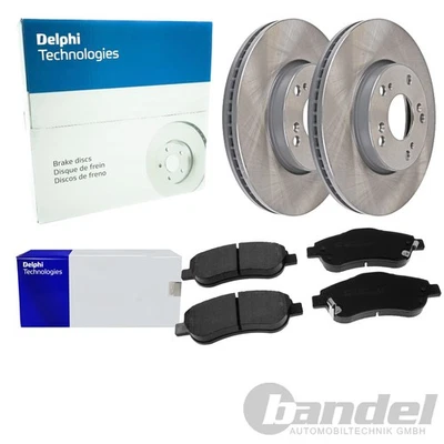 DELPHI Dischi Freno 293mm + Pastiglie Anteriori Adatto A per Honda Cr-V 3 4 Re - Immagine 1 di 3