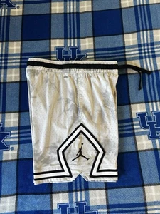 Pantaloncini Air Jordan Dri-Fit Breakfast Club Diamond Mesh Nero Grigio Uomo Medium M - Foto 1 di 5