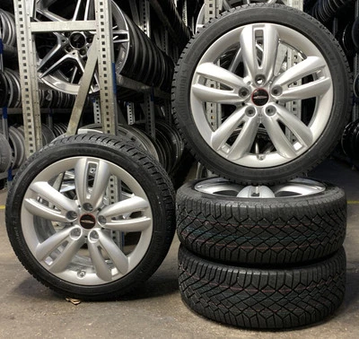 4 Orig MINI Winterräder JCW Track Spoke 501 205/45 R17 88T F55 F56 F57 6855107 2 - Bild 1 von 3