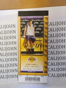 LAKERS VS CELTICS 2010 NBA FINALS GAME 1 BRYANT 30 POINTS FULL TICKET STUB - Picture 1 of 2