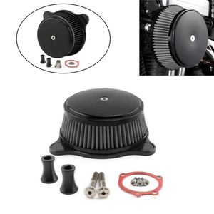 Black Air Cleaner Intake Filter Kit Fit For Harley Touring M8 Softail 2018-2023 - Picture 1 of 8