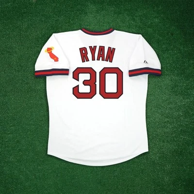 Nolan Ryan 1973 California Angels Cooperstown Men's Home White Jersey - Image 1 of 4