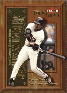 2001 Fleer Triple Crown Crowning Achievements #14 Barry Bonds - NM-MT ID:12789