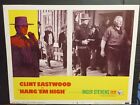 Carte de lobby 1968 HANG 'EM HIGH maréchal Clint Eastwood pistolet sur Alan Hale