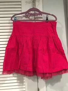 NWT GAP KIDS GIRLS DOT CORDUROY SKIRT POLKA DOTS GIRLS 14 TULLE PINK ADJUSTABLE - Picture 1 of 1