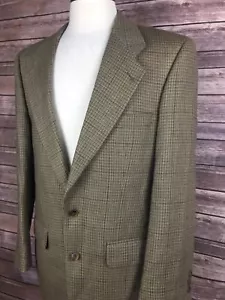 Burberry Mens 40 Brown Checkered Plaid New Wool Nordstroms Sport Coat Blazer - Picture 1 of 1