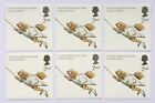 The Tale Of Mr Jeremy Fisher Beatrix Potter Stamps x6 - MNH - FV £5.10