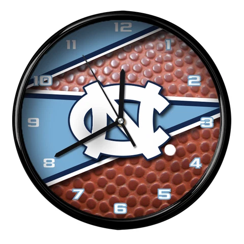 North Carolina Tar Heels 12'' Football Clock Cover