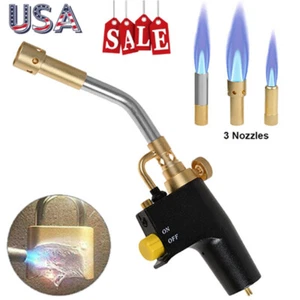Cabezal de antorcha de gas propano Mapp para kit de antorcha de soldadura soldada de arranque de gatillo TS8000 - Imagen 1 de 11