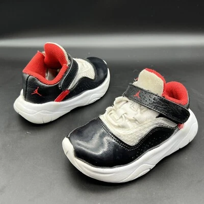 Jordan 11 CMFT Bajo (TD) Blanco Universidad Rojo Negro Niño Pequeño Talla 7C # CZ0906-160 Foto 1 de 4