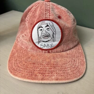 Lil b Sake red acid wash hat RARE  - Picture 1 of 6