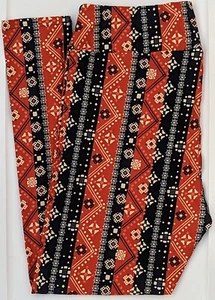TC2 LuLaRoe Tall & Curvy2 Leggings Cute Aztec Southwest Tribal Print NWT X10 - Picture 1 of 6