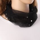 Sexy Lace Scarf Neck Protection Pearl Mesh Scarf Hot Sale Bandana Dress  Ladies