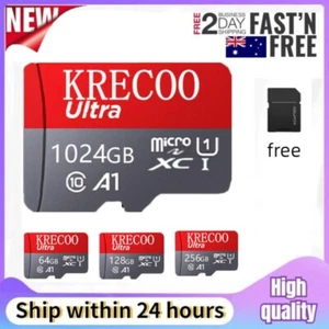 Ultra Micro SD Card 128/256GB Class 10 4K SDXC TF Card for Dash Cam Memory - Picture 1 of 17