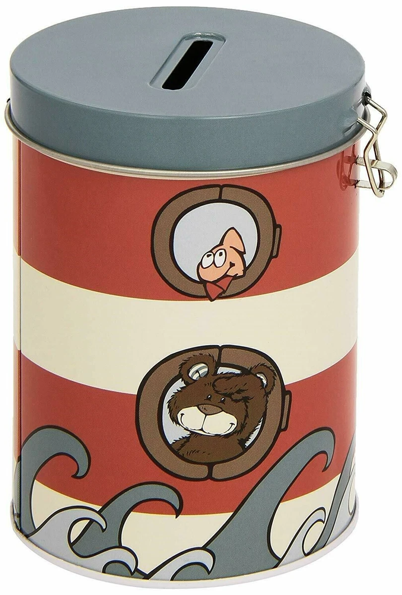 NICI Spardose "Jolly Leroy & Mäh" - Metall-Spardose Mit Süßer Ratte, 7.5 X 10.5 Cm, Perfekt Als Geschenk Für Kinder & Sammler