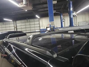 10 11 12 13 14 15 16 LR4 Left Luggage Roof Rack Rail ONLY; Black - Picture 1 of 4