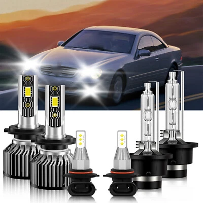 For Mercedes-Benz CL500 2000-2006 6x LED Headlight High&Low Beam Fog Light Bulb - Imagem 1 de 4