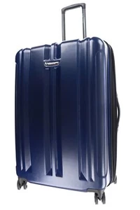 Traveler's Choice 159729 Navy Blue Hard-shell Expendable Suitcase Carry on - Picture 1 of 10