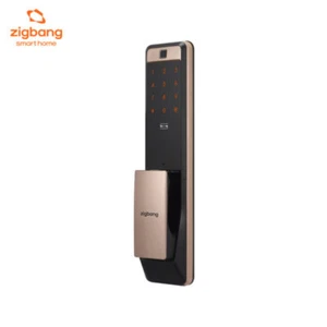 SAMSUNG zigbang SHP-DP960+ Keyless Digital New Push Pull Doorlock Wi-Fi Exp Ship - Picture 1 of 8