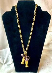 Brass & Black Freshwater Pearl Clusters Handcrafted Toggle Clasp 27" Necklace - Picture 1 of 12