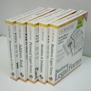 Proventure Sealed Software Big Box Lot w/invoices & Estimates Windows 95/98 PC - Picture 1 of 4