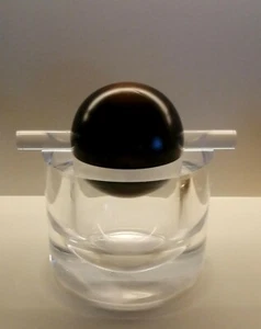 portaghiaccio secchiello per ghiaccio design lucite 1970 alessandro albrizzi - Imagen 1 de 4