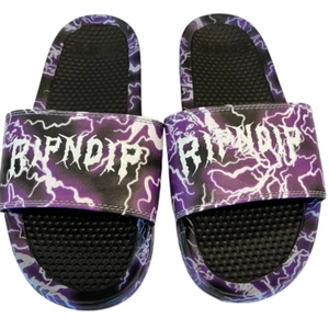 RIPNDIP Slides Damen Lightning Purple Pantoletten Schuhe, Gr. 7 Neu ohne Etikett Slipper - Bild 1 von 7