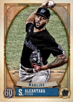 2021 Topps Gypsy Queen Sandy Alcantara Miami Marlins #168 Baseball Card - Image 1 of 2