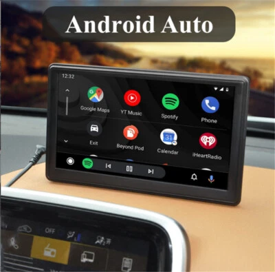7inch Touch Screen Portable Monitor Car MP5 Player Wireless Carplay Android Auto - Image 1 of 4
