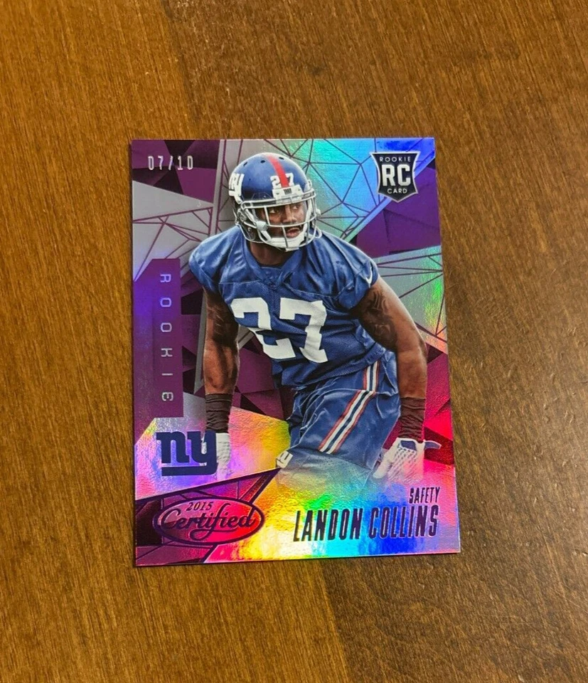 Landon Collins 2015 Panini Certified Purple Rookie #164 Alabama Giants /10 RC - Image 1 of 2