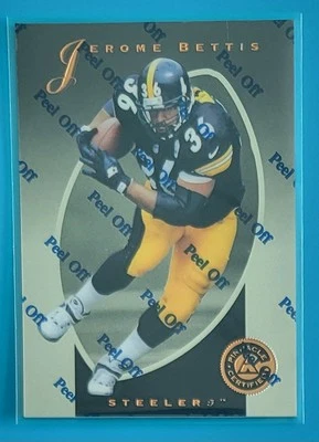 1997 Pinnacle Certified #91 Jerome Bettis Pittsburgh Steelers Football Card  - Image 1 of 2