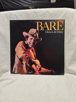 Bobby Bare Down & Dirty Vinyl LP Columbia Records AL 36323 1980 - Image 1 of 4