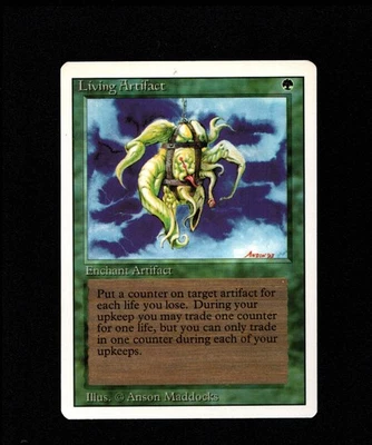 MTG Living Artifact NM-  Revised Magic the Gathering ~ Free Shipping ~ - Image 1 of 2