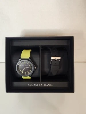 AX Armani Exchange 40mm cuarzo esfera negra mujer AX7155SET Foto 1 de 4