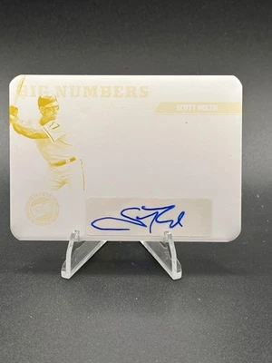 2024 Press Pass Scott Rolen #BN-SR1 Grandes Números Placas de Impresión Amarillo 1/1 Foto 1 de 2