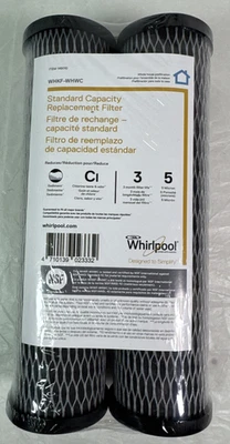 Whirlpool Standard Capacity Replacement Water Filter (2 Pack) 149010 WHKF-WHWC - Image 1 of 4