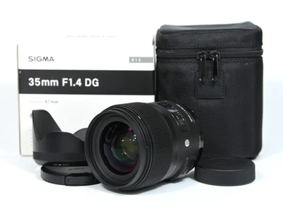 Lente gran angular SIGMA Art 35 mm F/1,4 DG HSM ART con caja [caja abierta] Foto 1 de 4