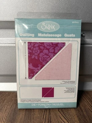 Sizzix Half-Square Triangles, 5" Assembled Sq. Bigz L die #657520 Retail $34.99 - Image 1 of 3
