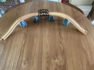 Wooden Train Track BRIDGE / VIADUCT. - Picture 1 of 5