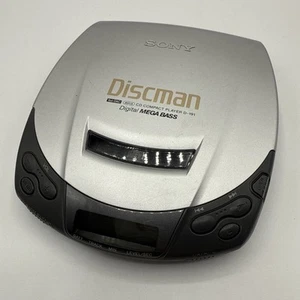 Sony Discman D-191 Portable CD Player - Tested Vintage 90s - Picture 1 of 7