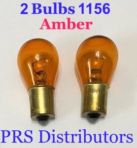 1156 Bombillas Ámbar Filamento Único 12V Para Algunos Coches Camiones Barcos Barcos 2 Piezas - Imagen 1 de 4