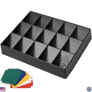 Stackable 15-Compartment Card Sorting Tray Organizer with Dividers for Cards - Picture 1 of 6