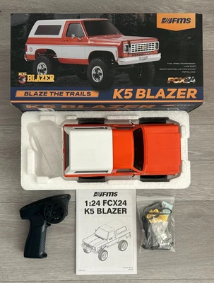 FMS 1:24 FCX24 Chevrolet K5 Blazer RTR Mini RC Rock Crawler leicht gebraucht oder Y3 - Bild 1 von 4